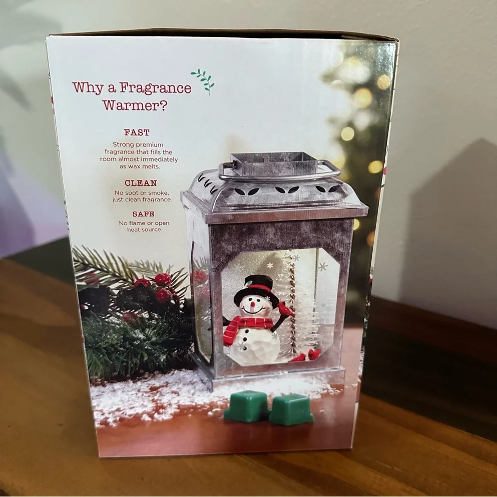 ScentSationals Snowman Lantern Fragrance Warmer Limited Edition Holiday Decor